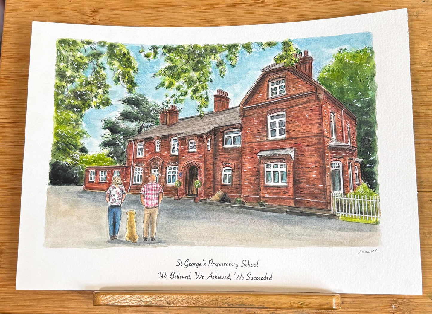 Custom School Painting
