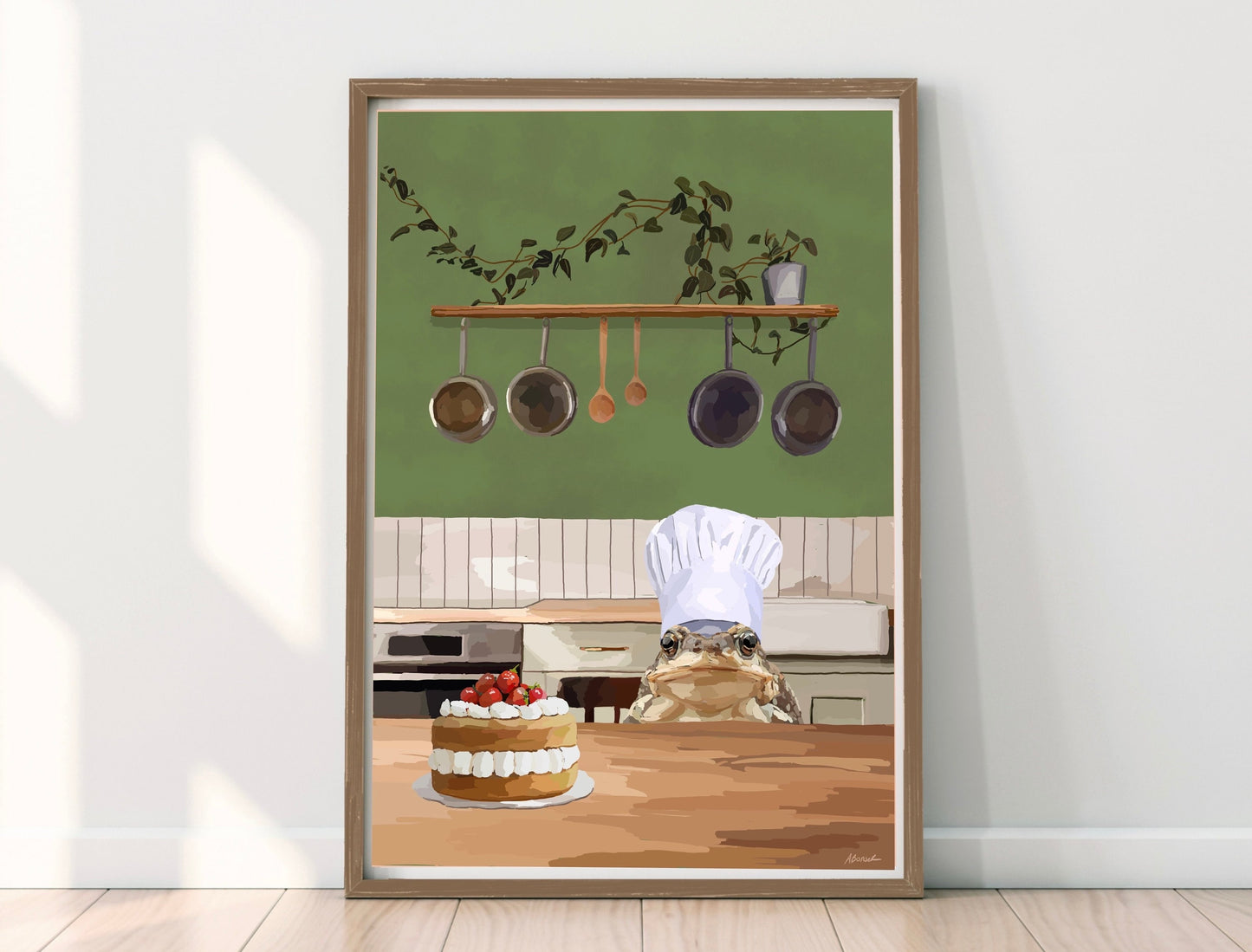 Toad Kitchen Print