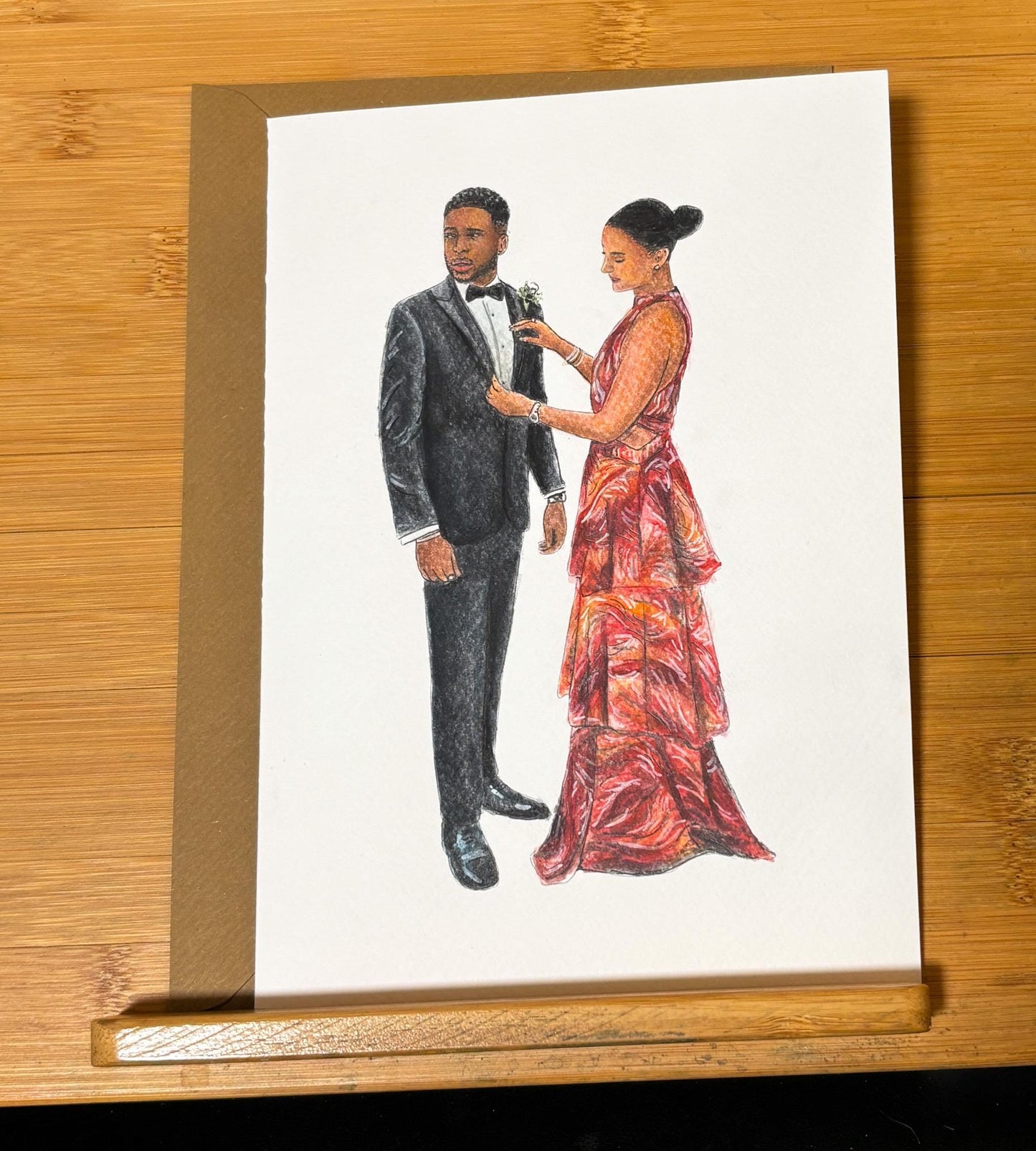 Hand Painted Birthday Card