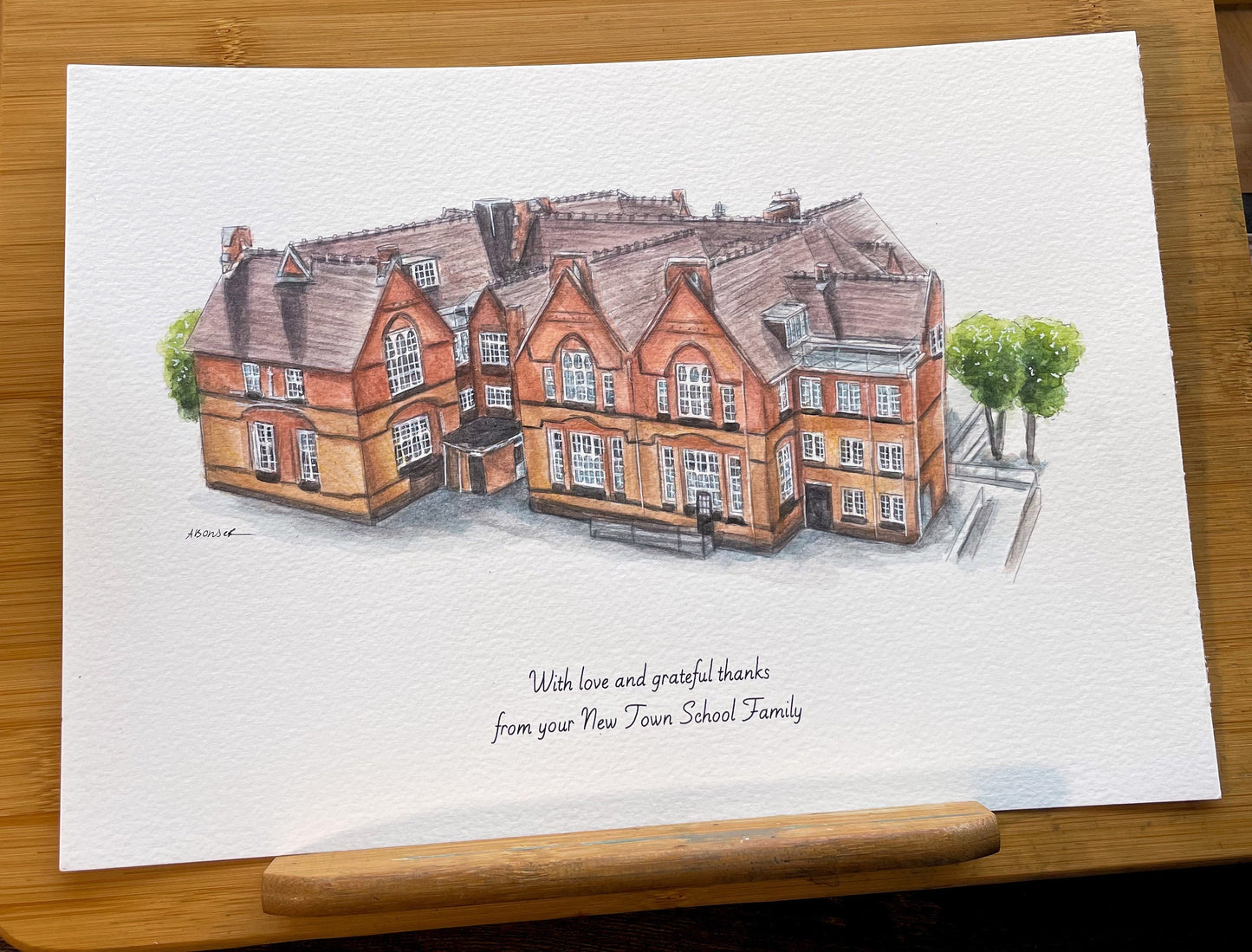 Custom School Painting