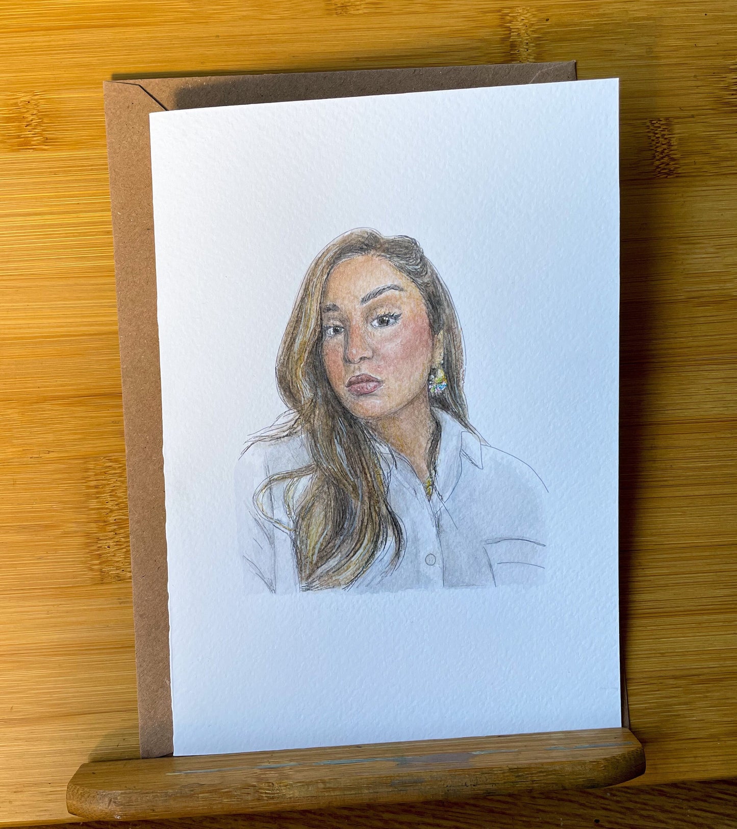 Hand Painted Birthday Card