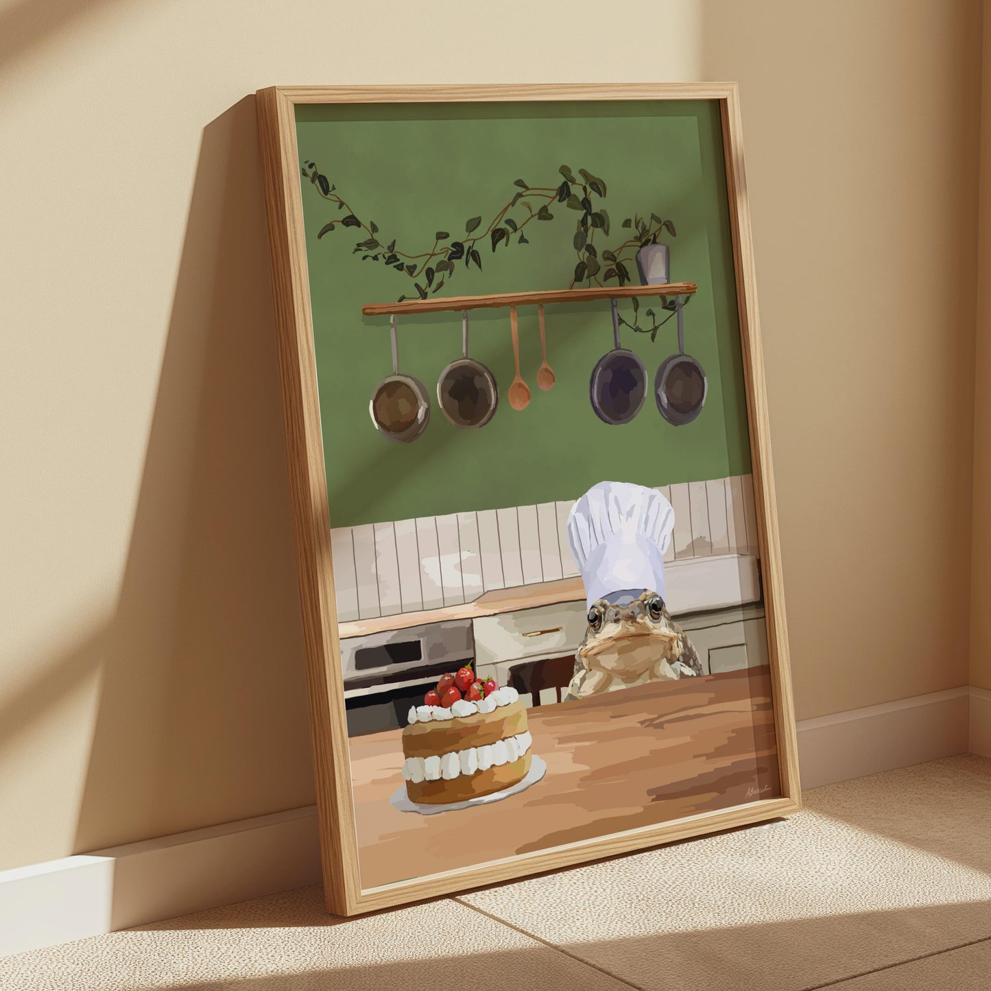Toad Kitchen Print