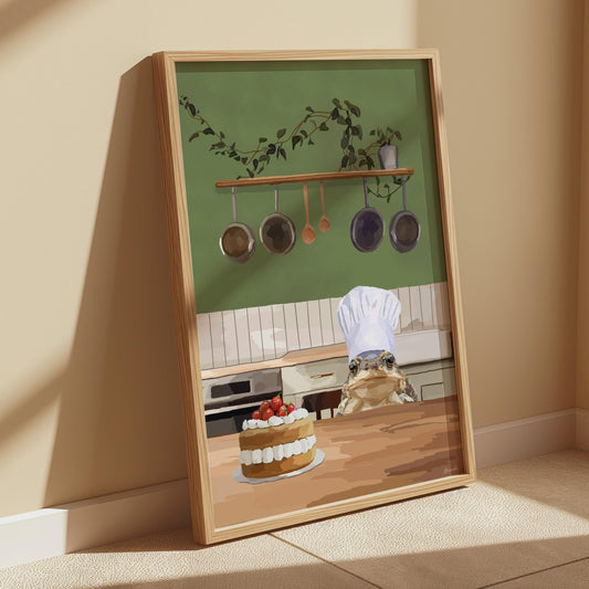Toad Kitchen Print