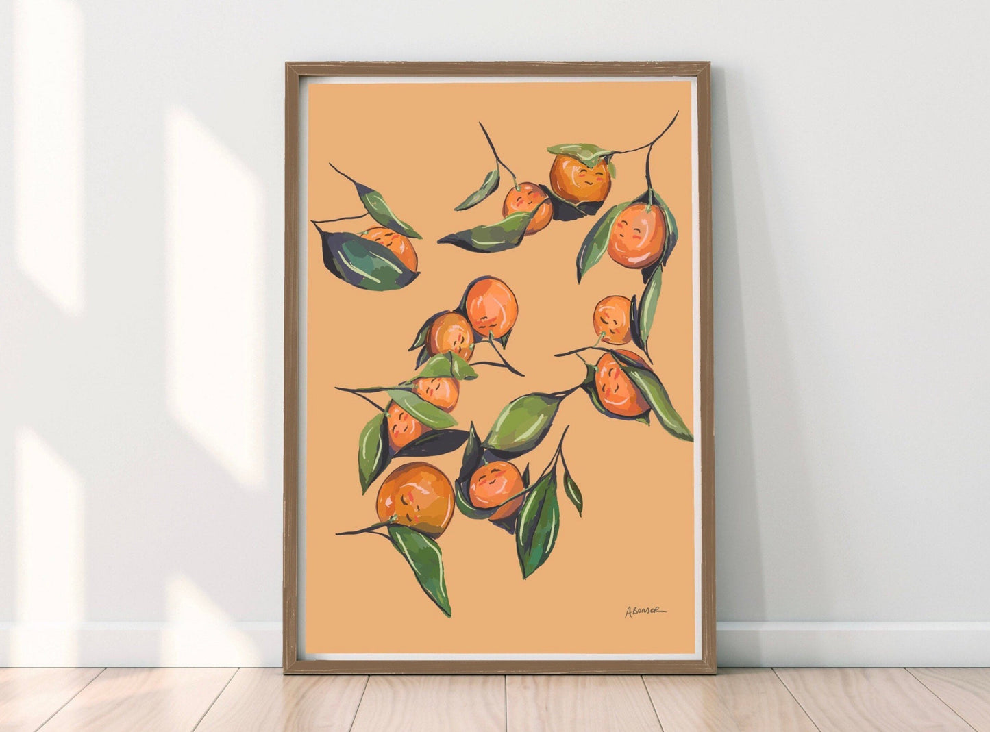 Happy Little Oranges Print