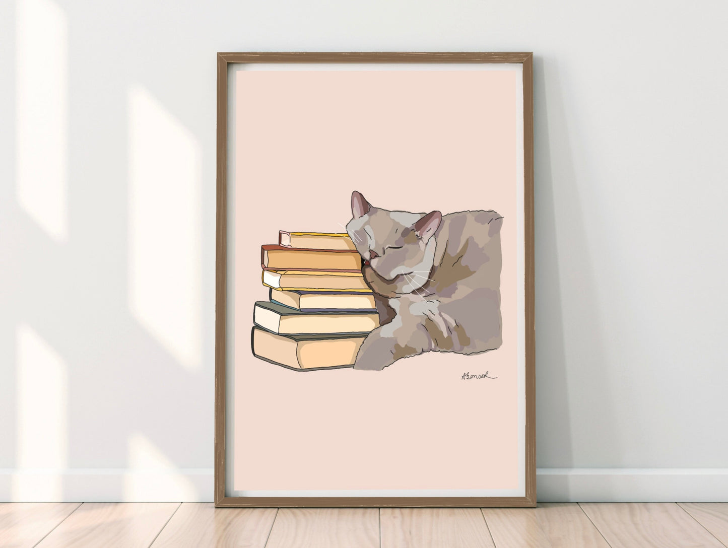 Sleepy Cat Books Print