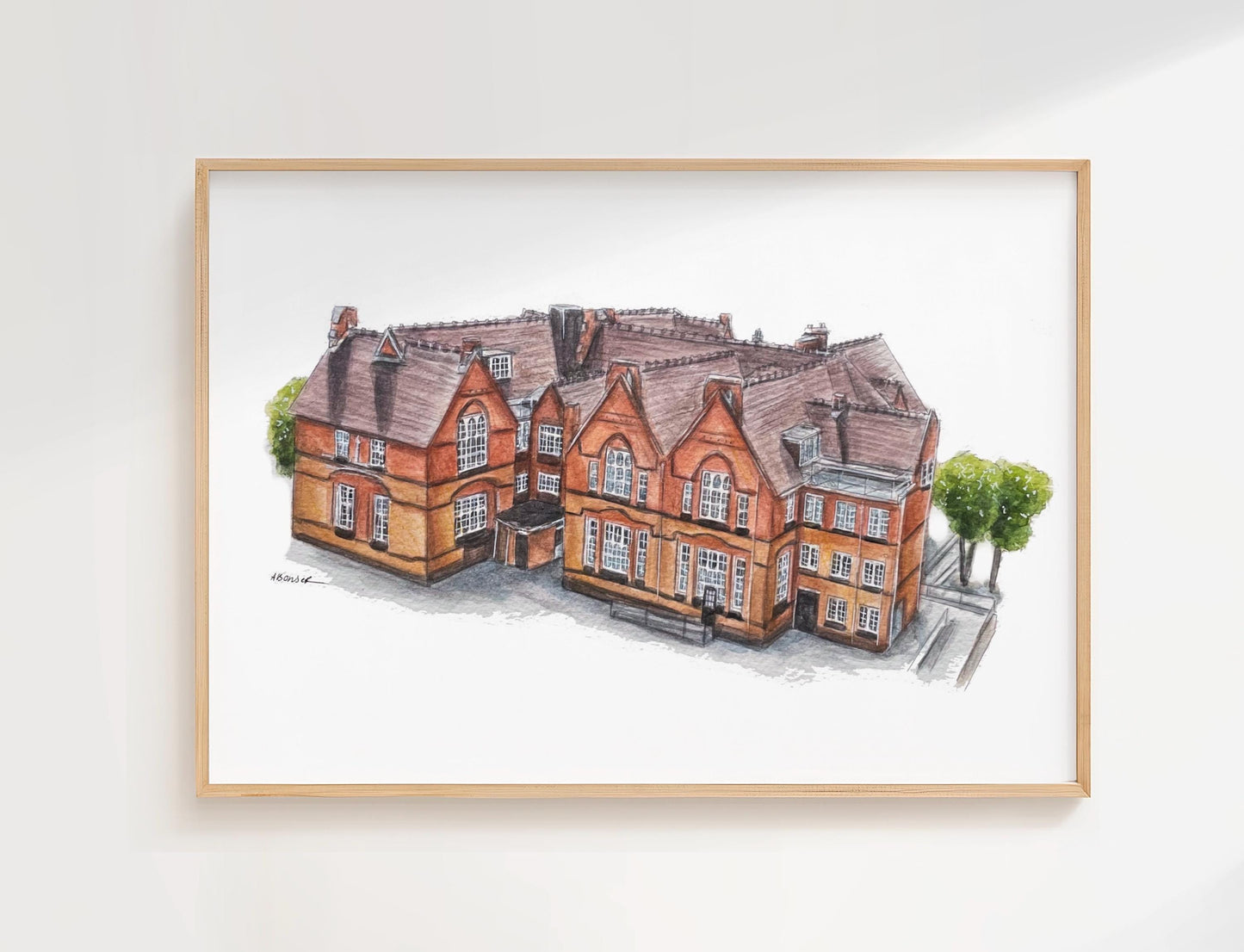 Custom School Painting