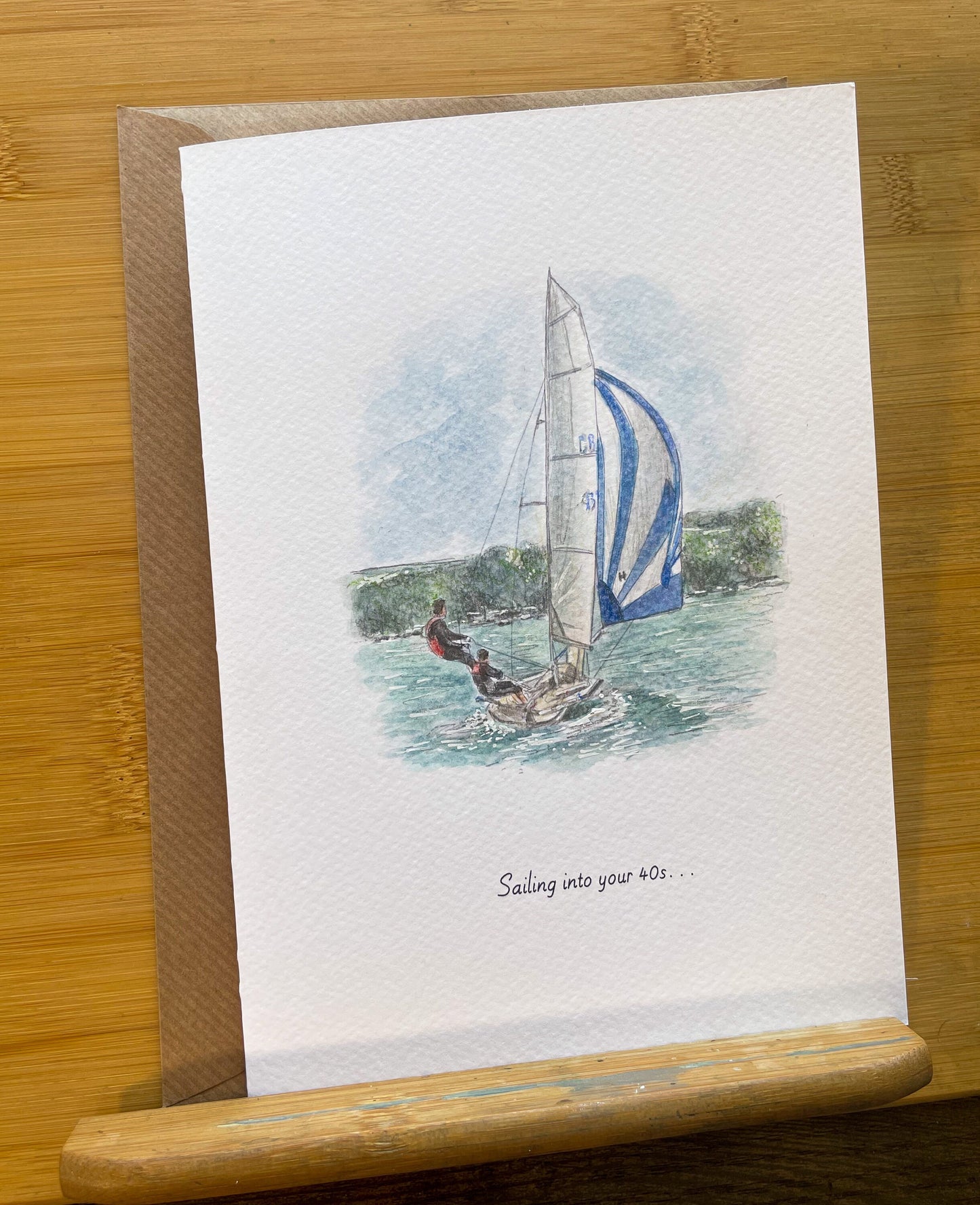 Hand Painted Birthday Card