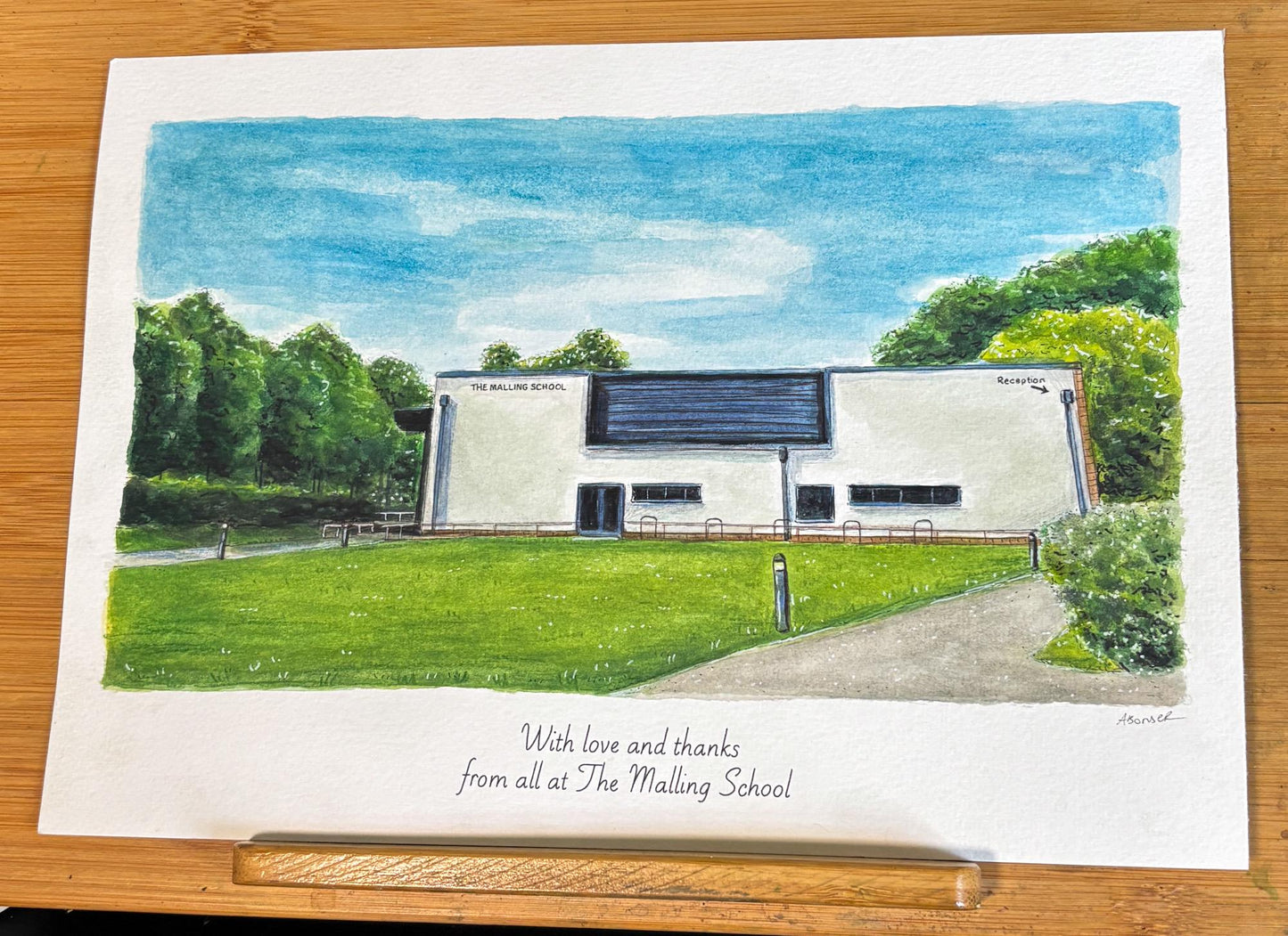 Custom School Painting