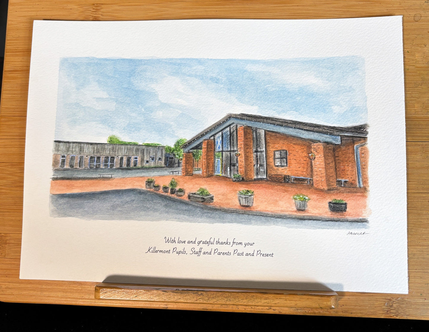 Custom School Painting