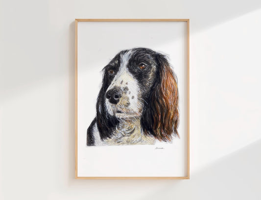 Hand Painted Pet Portrait Painting